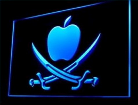 Apple Pirate LED Neon Sign